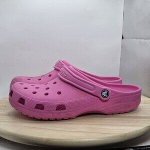 Womens Size 10 - Crocs Classic Clogs Magenta Pink Unisex Mens 8